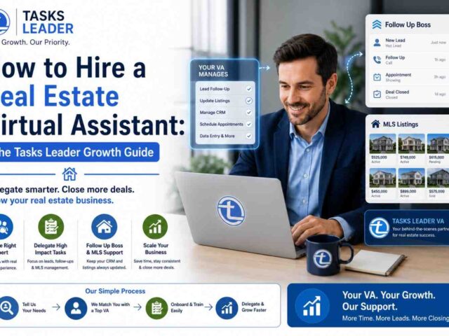 How to Hire a Real Estate Virtual Assistant: The Tasks Leader Growth Guide