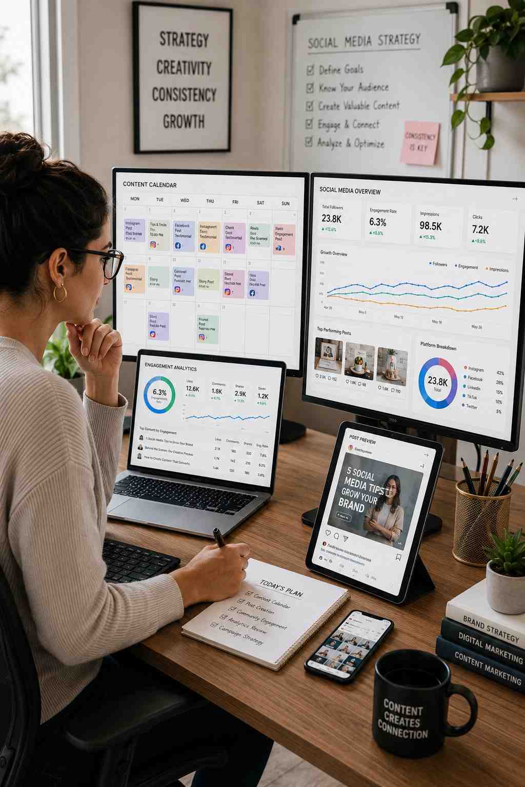 Social media management services for business growth and audience engagement